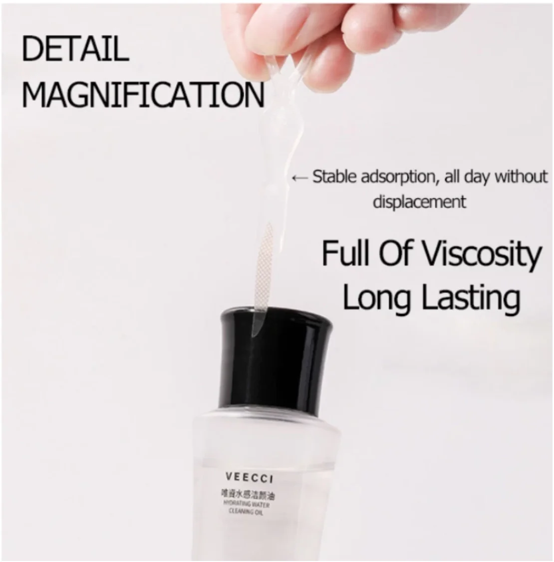 VEECCI Self-Adhesive Double Eyelid สติกเกอร์ติดทนนานที่มองไม่เห็น Non-Marking แต่งหน้าเครื่องสําอาง