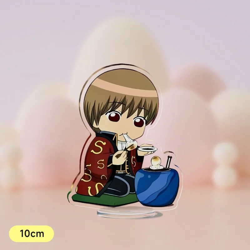 Gintama Plate Desk Decor Kondou Isao Stand Collection Ornament Accesorios Katsura Kotarou Acrylic Doll Kamui Furnishing Articles