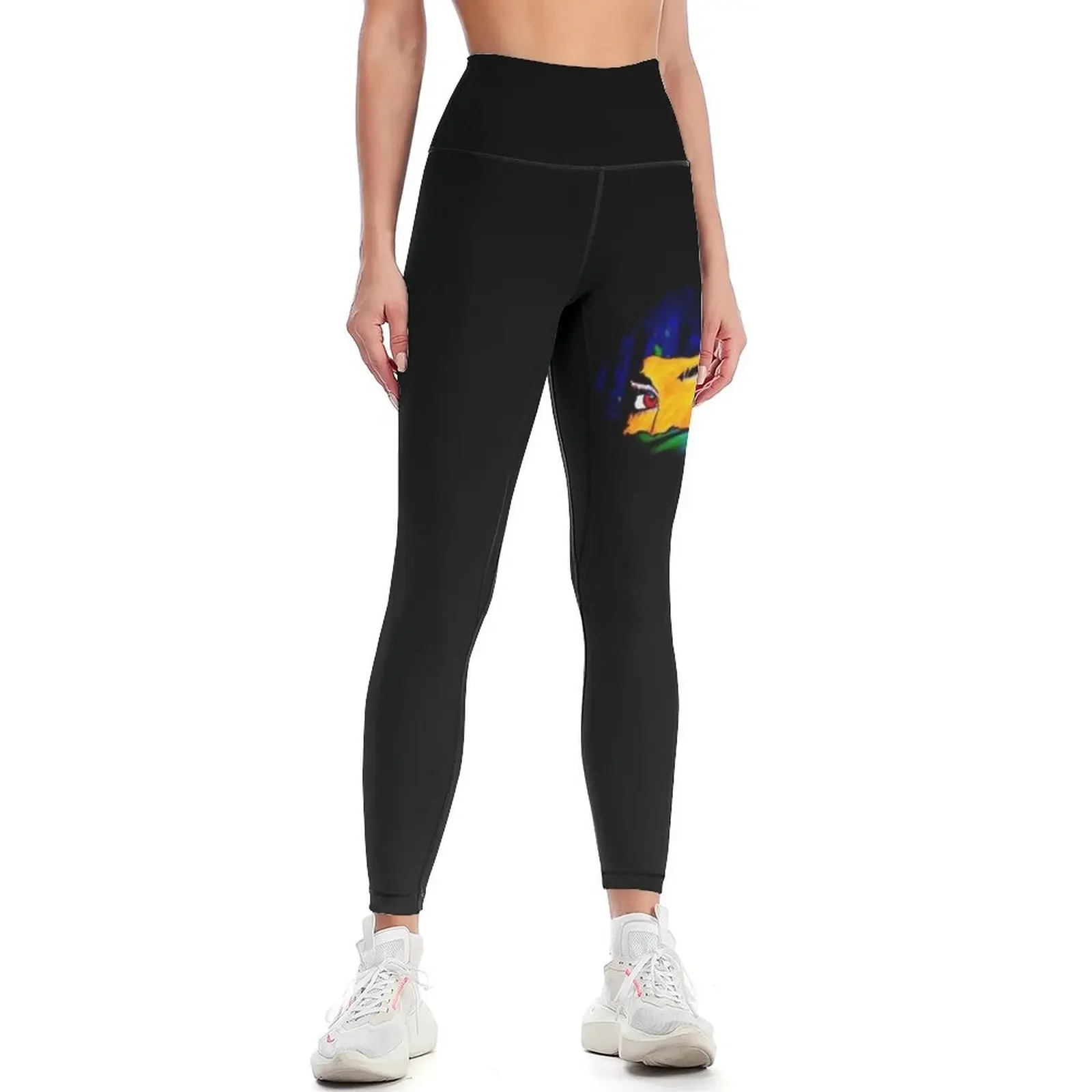 

Eyes of the Taino (Old San Juan) Leggings Fitness woman Sportswear woman gym Golf wear push up fitness Womens Leggings