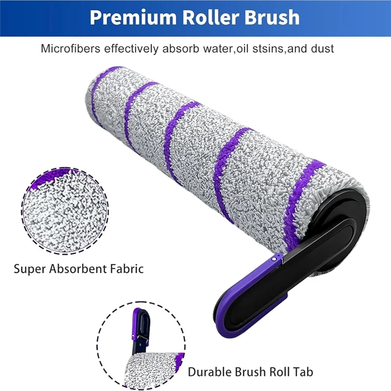 WHYY-Accessories Kit For NARWAL S20 Pro Wet Dry Vacuum Cleaner Accessories Inclue HEPA Filters & Microfiber Brush Roller