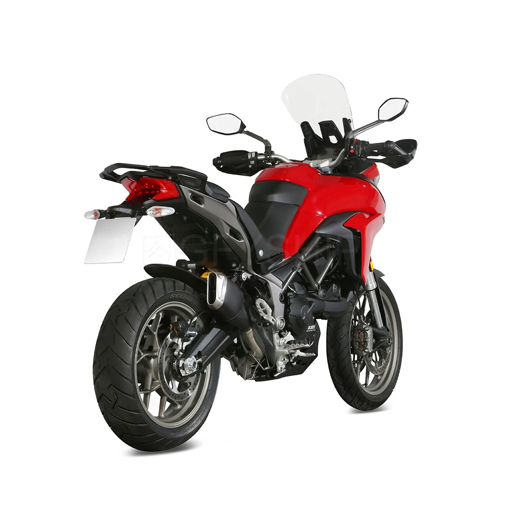 Para Ducati Multistrada 950 2017-2020 MTS950 MTS 950 Multistrada 950 S EURO 4 Escape silenciador de Escape para motocicleta tubo de conexión Slip-on