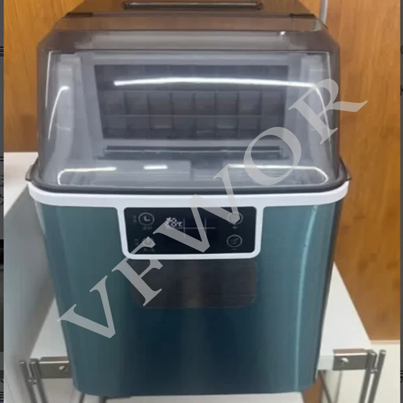 Ice Maker Commercial Milk Tea Shop Small Household Fully Automatic Ice Cube Making Machine