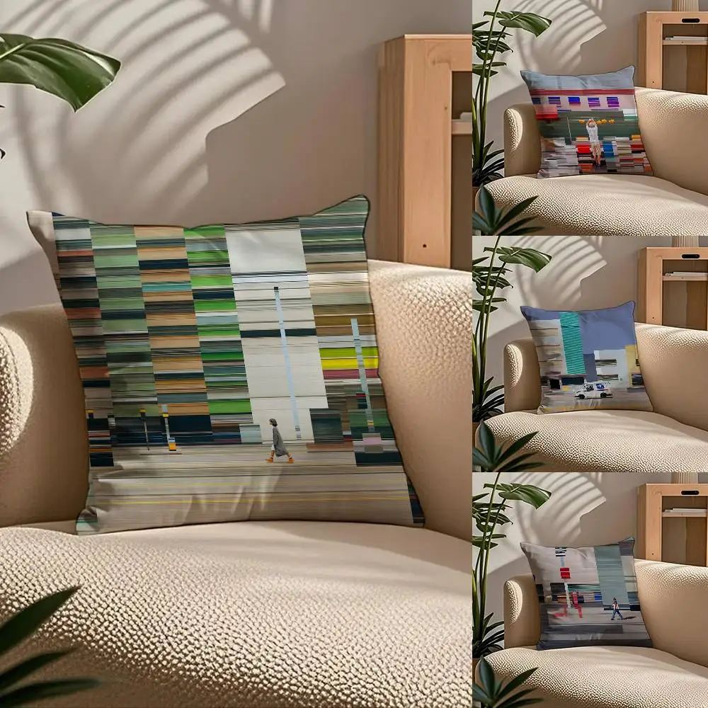 

World P-P-Premium Printing Pillow Case Comfort Sofa Bed Silky Elegant Invisible Zipper Custom Decorative Cushion Cover