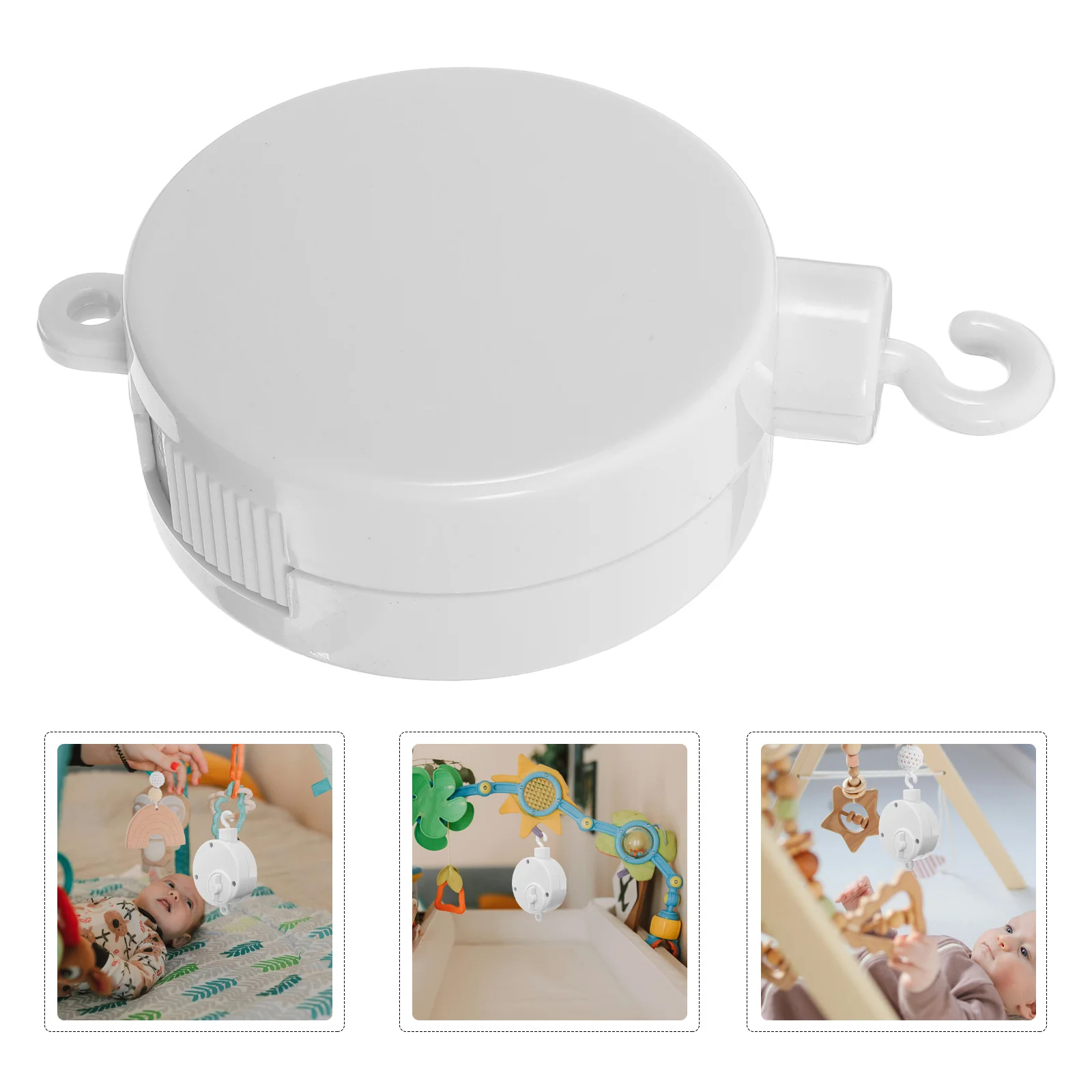 Baby Bed Musical Bell Hanging Mobile Safe Material Crib Pendant Multiple Music Light Modes Crib Hanging Decor Electric Musical