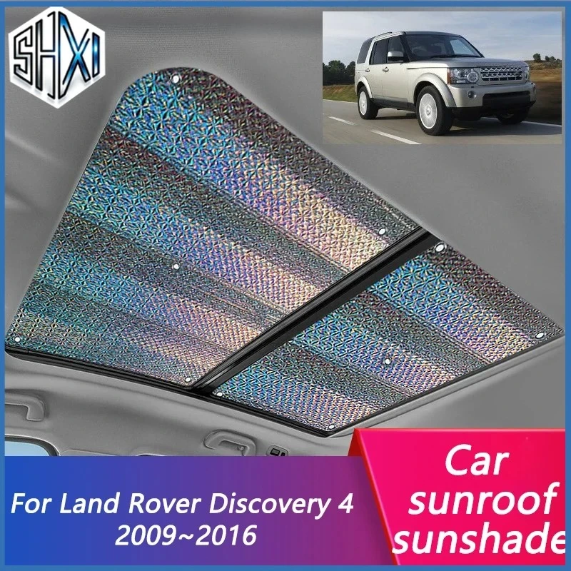 For Land Rover Discovery 4 LR4 2009~2016 2010 2012 2015Auto Accessories Stickers Protection Window Roof Curtains Sun Visor Parts
