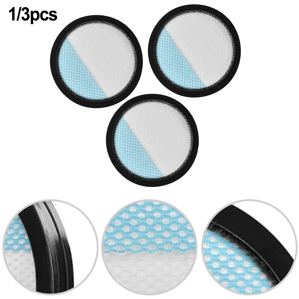 1/3pcs Washable & Reusable Filters For Ryobi 18V 1+ Cordless Stick Vacuum PCL720 PBLSV716 A32SV720N Vacuum Cleaner Accessories