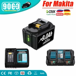 for Makita 18V Battery 3.0AH/4.0AH/6.0AH/9.0AH Rechargeable Battery BL1830 BL1815 BL1860 Replacement Power Tool Batterie