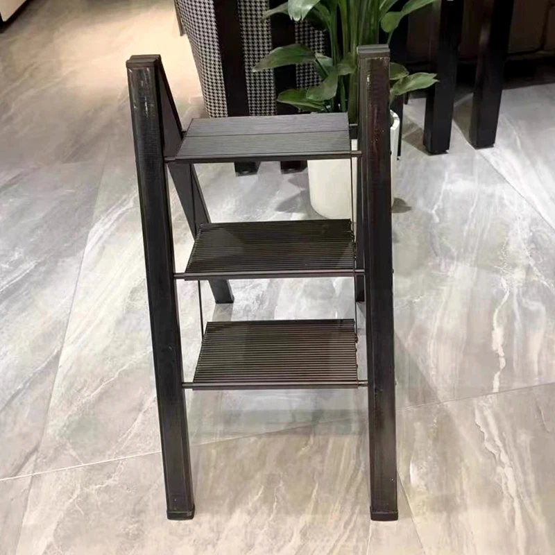 Portable Folding Ladder Miltifunctional Foldable Safety Ladder Household Attic Indoor Ladders Stainless Steel Stairs Gardening
