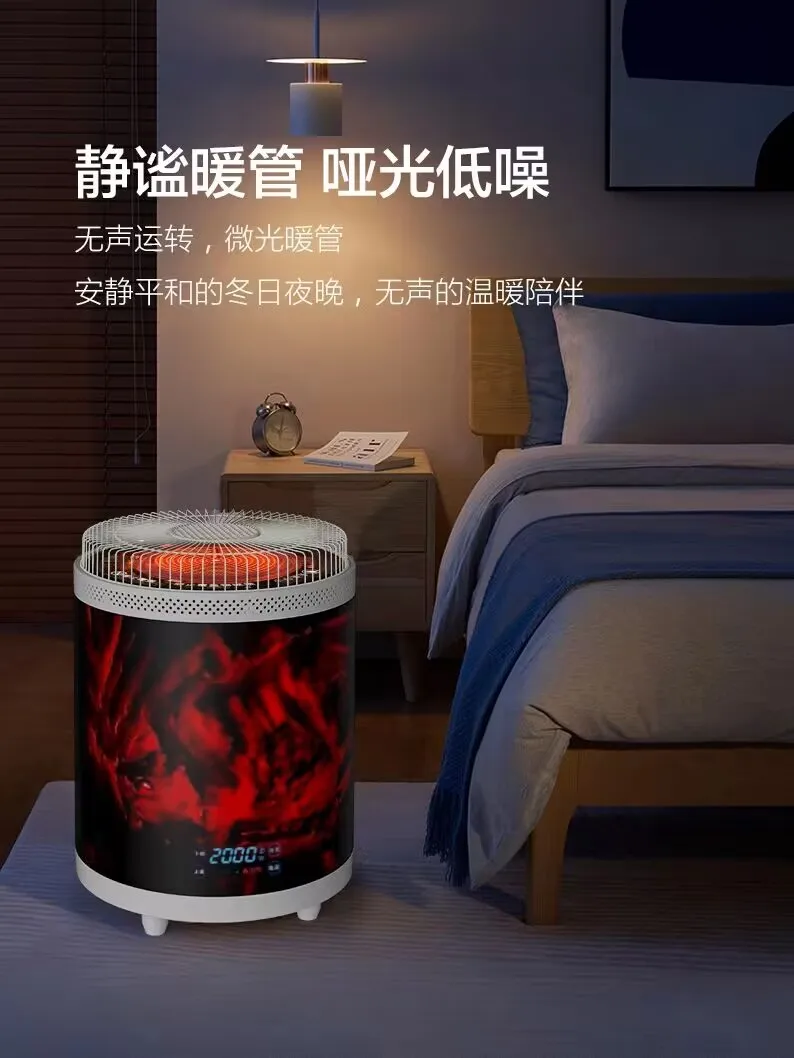 Dynamic Flame Fireplace Electric Wax Melt Warmer With Timer Ptc Heating Plate
