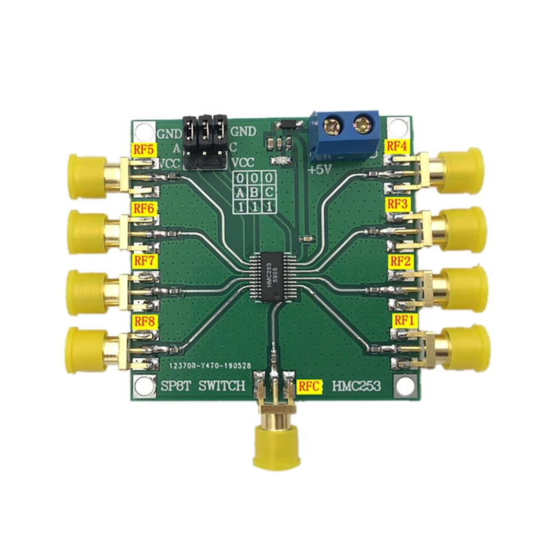 

HMC253 DC-2.5 GHz RF однополюсный восьмипозиционный выключатель низкая цена неотражающий SPT6 RF переключатель для базовой станции CATV DBS MMDS WLAN