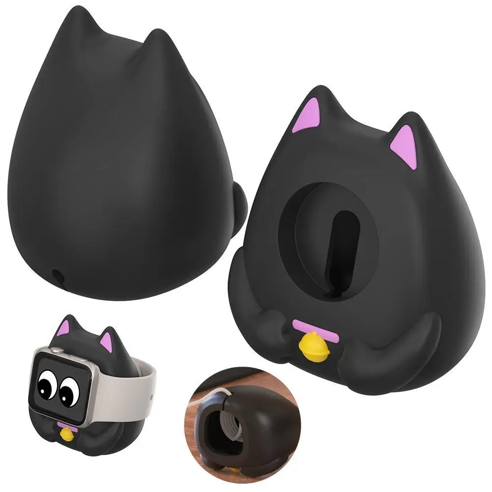 

Wireless Charging Desktop Stand For Iwatch For Apple Watch Silicone Charging Stand Magnetic Charging Station Dock Holder