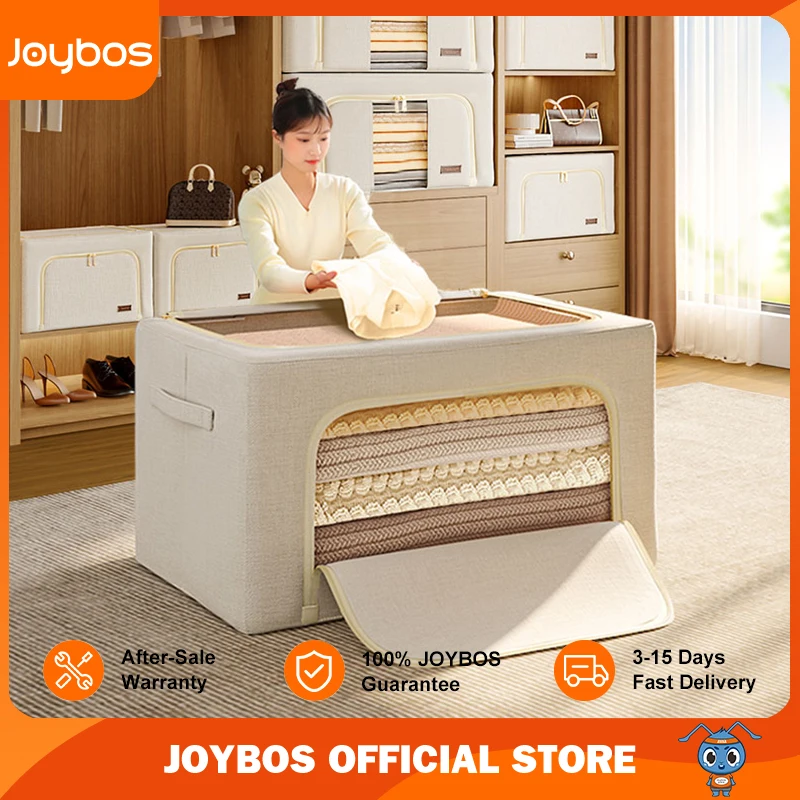 JOYBOS Fabric Foldable Clothes Storage Box Finishing Wardrobe Toy Storage Cabinet Quilt Storage Pet House Car Trunk Organizer