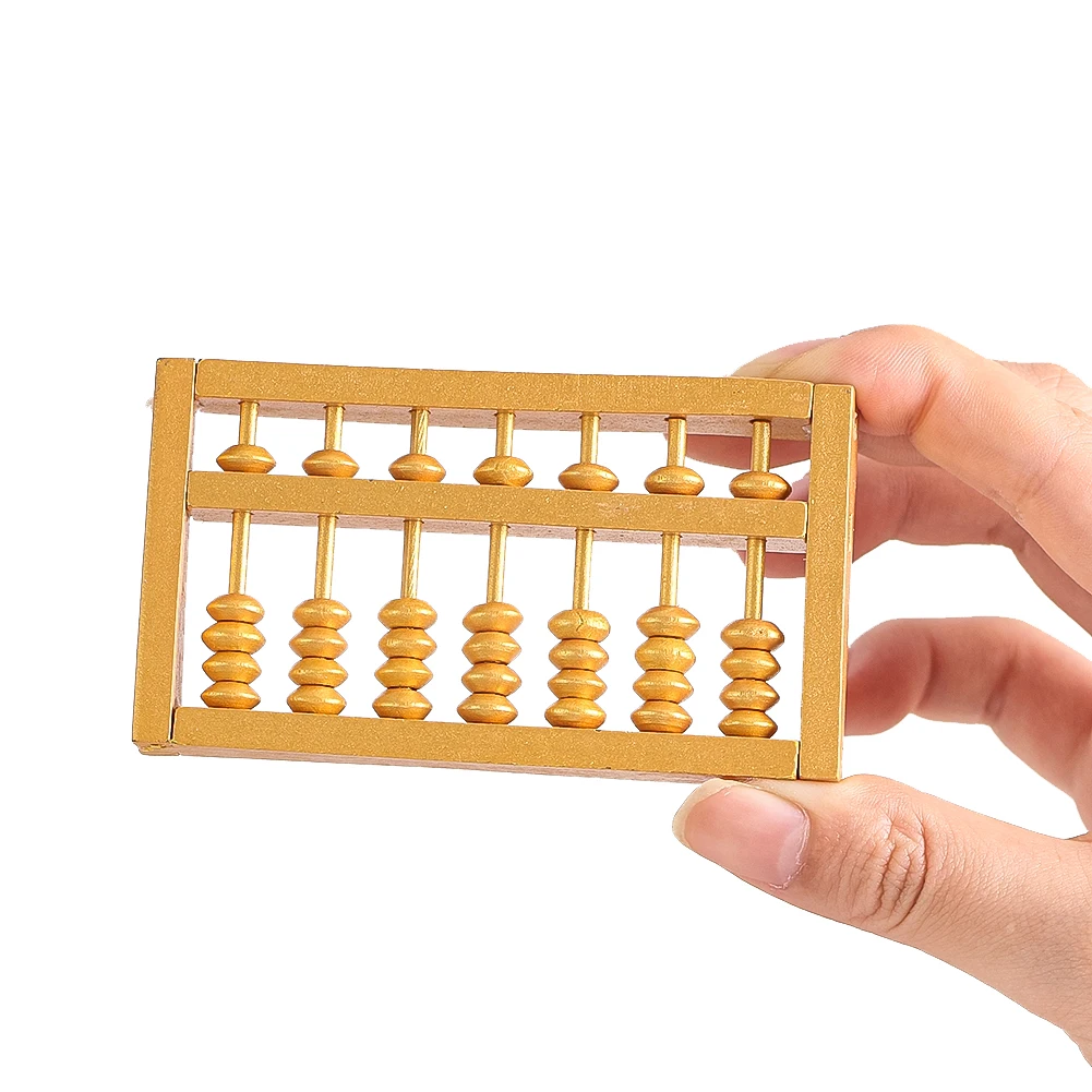 

Wooden Abacus Mini Ornaments Trumpet Grasp Weekly Abacus Props Children Learning To Count Model Wealth Home Decorations