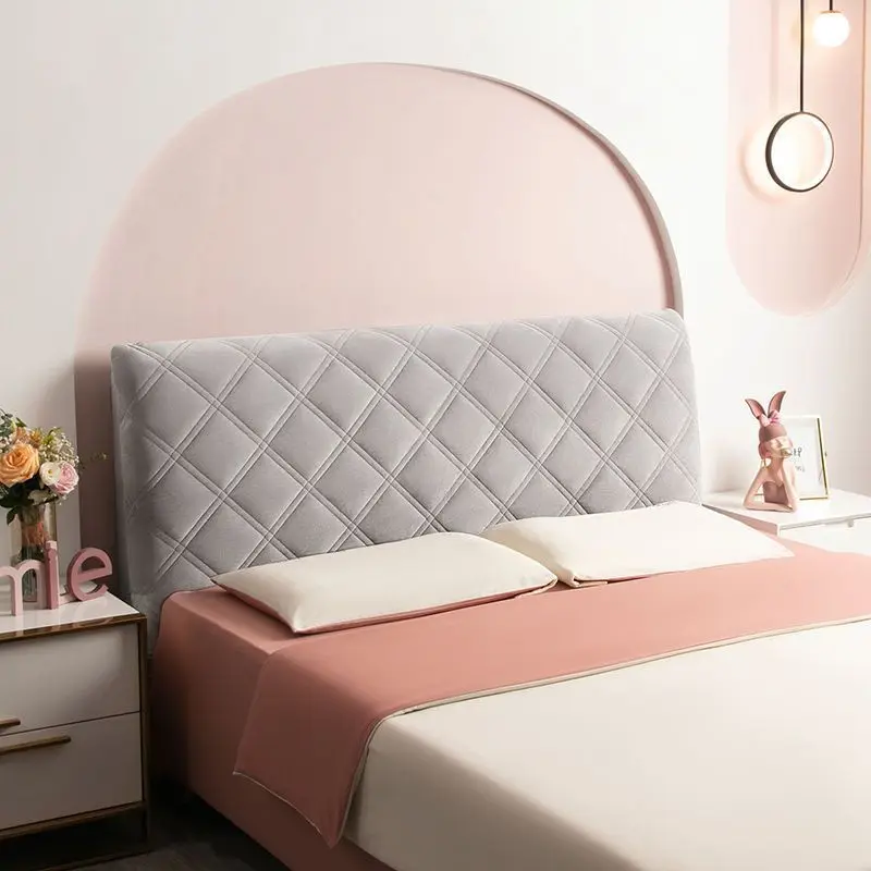 

bedside cover thickened simple and generous curved wooden bed backrest soft package all-inclusive universal
