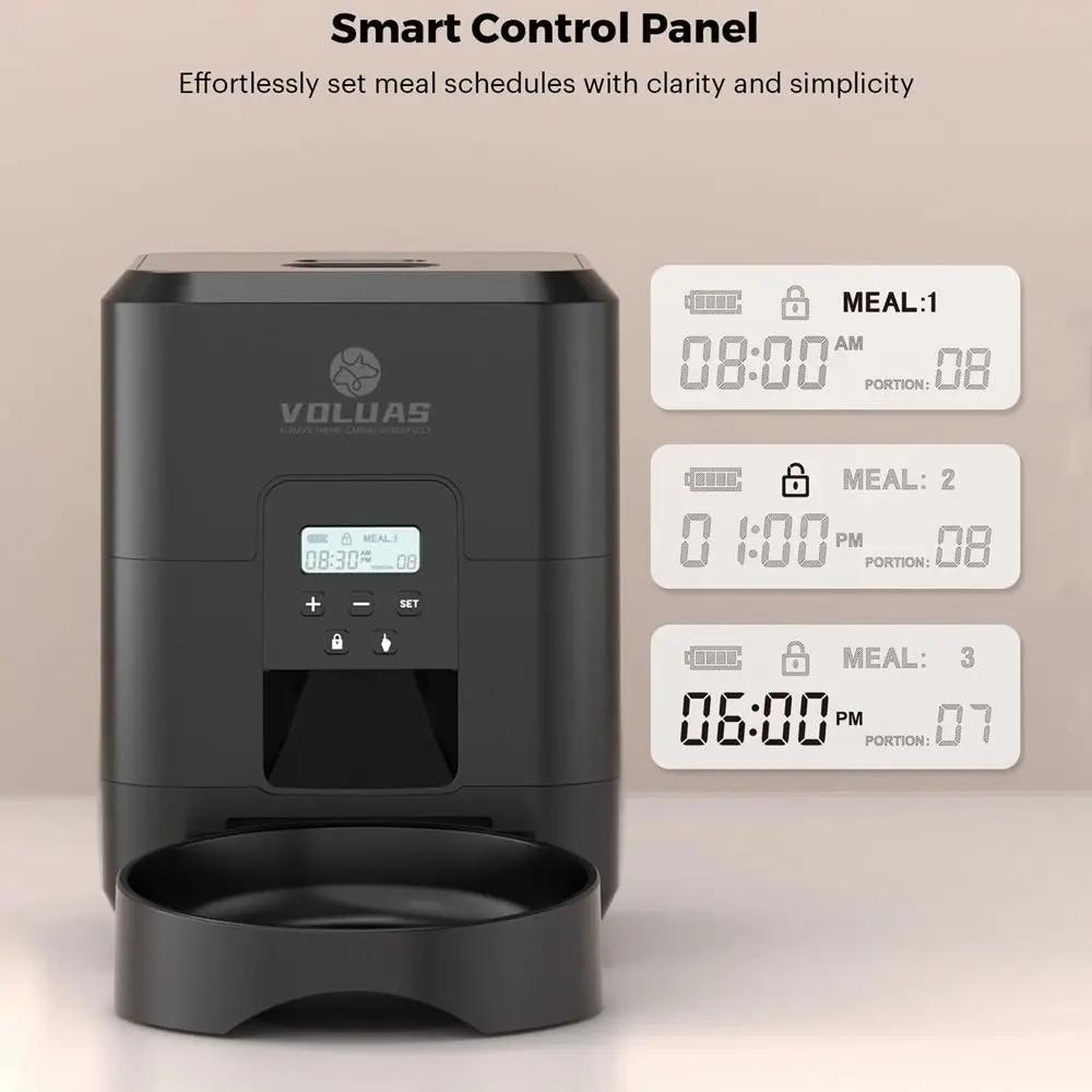 زر/واي فاي نسخة 2L الذكية القط المغذية توقيت APP التحكم التلقائي الكلب المغذية الكمية الكلب موزع الطعام الجاف المنزل #3