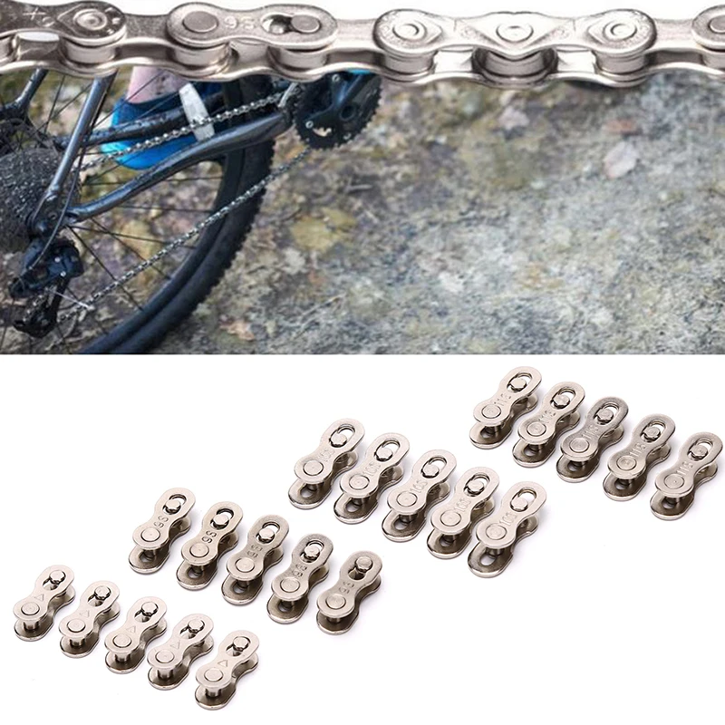 5 Pair Bicycle Bike Chain Master Link Joint Connector For 6/7/8/9/10/11 Speeds