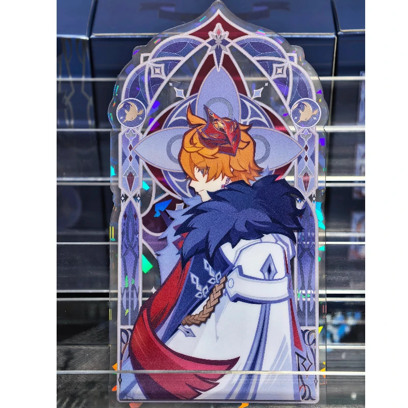 مجموعة أدوات قابلة للجمع من سلسلة Merch Genshin Impact Frost and Flame الرسمية من Fatui Harbingers Acryli الهدايا #6