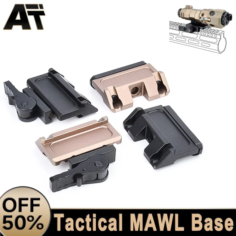 

WADSN Metal MAWL-C1 Laser Base Fast QD Lever Base Offset Mount Fit 20mm Picatinny Rail Airsoft Equipments Weapon Accessory