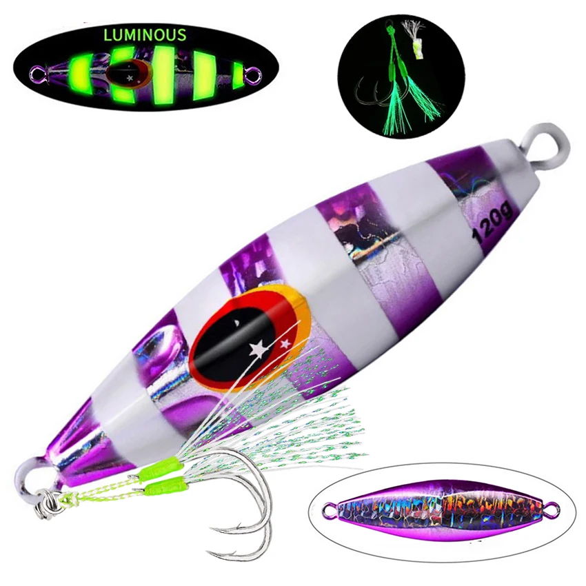 Metall-Jig-Löffelköder 30g 40g 60g 80g 100g 120g Sinkender Kunstköder für Shore Slow Jigging – Superharter Bass-Angelköder – Detail 9