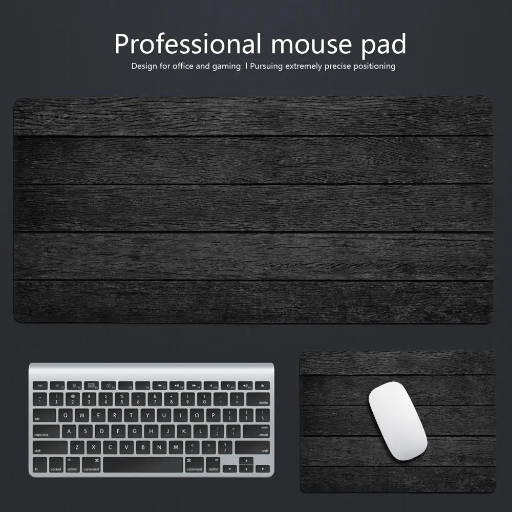 Gray Wood Grain Texture Mouse Pad Gamer Large HD Computer Desk Mats Grey series Mouse Mat Carpet Laptop Soft Anti-slip Table Mat