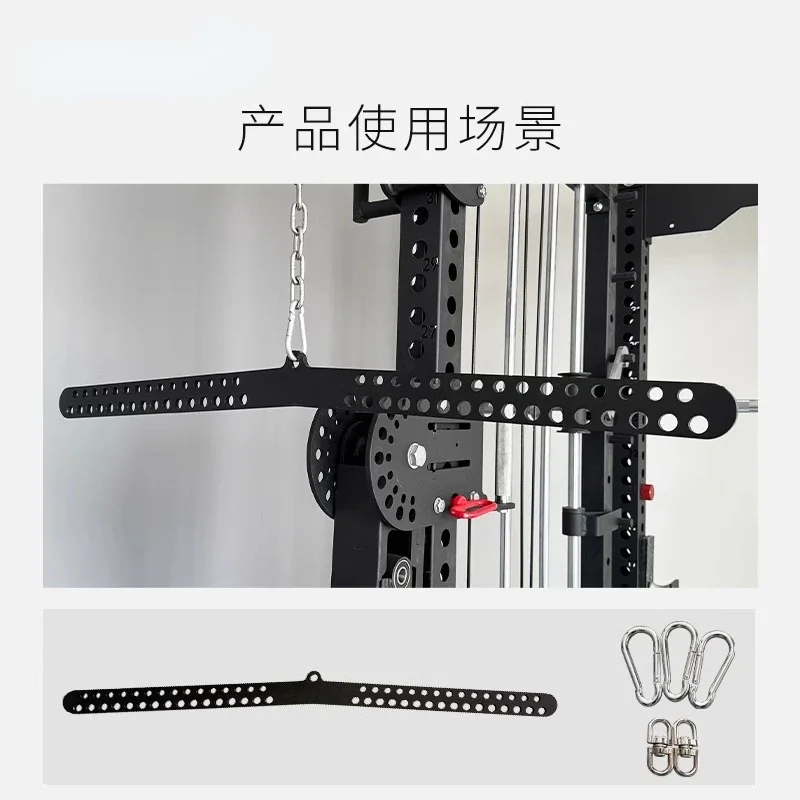 High tension trainer with adjustable porous position and high back training equipment accessories