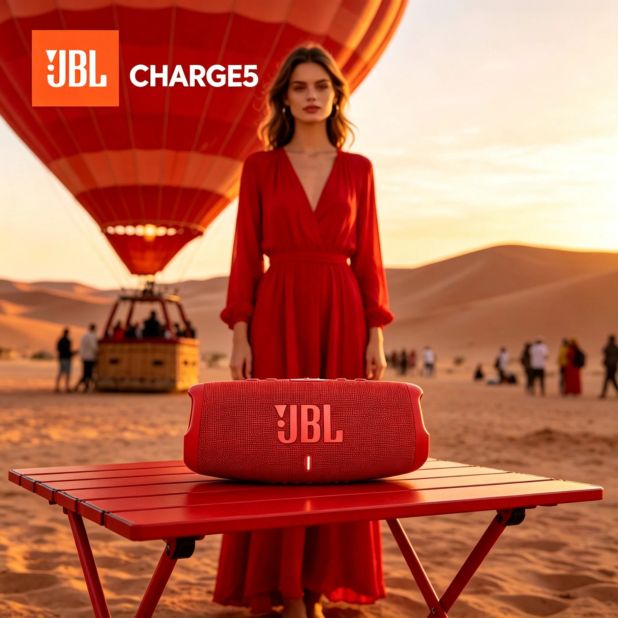 JBL CHARGE5 Rugged Bluetooth Audio Device, IP67 Waterproof Dustproof, Upgraded Bass, Stable Wireless Link for Outdoor Activities