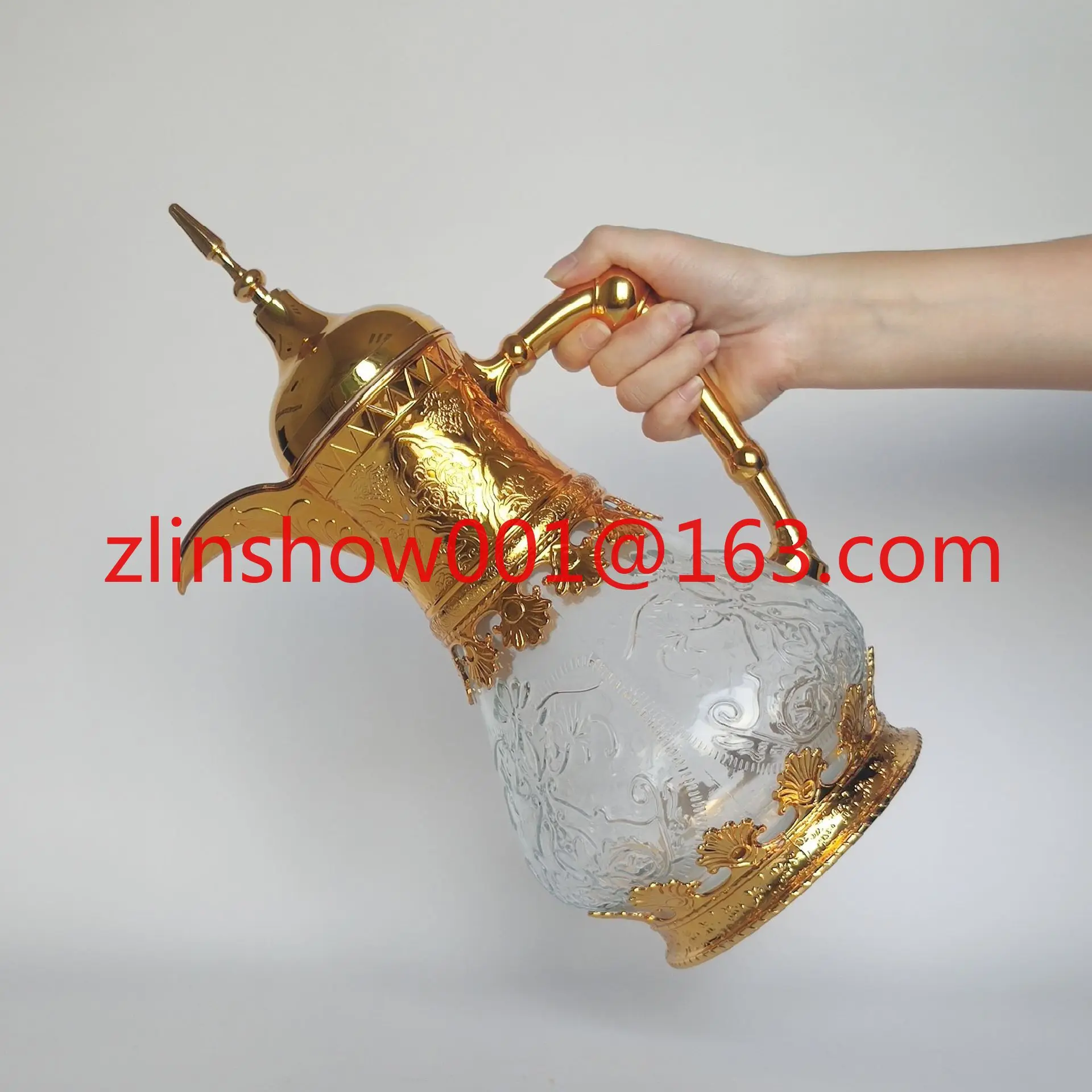 

1.6L Large Capacity Hot Selling Arabic Style Cold Water Glass Jug Kettle