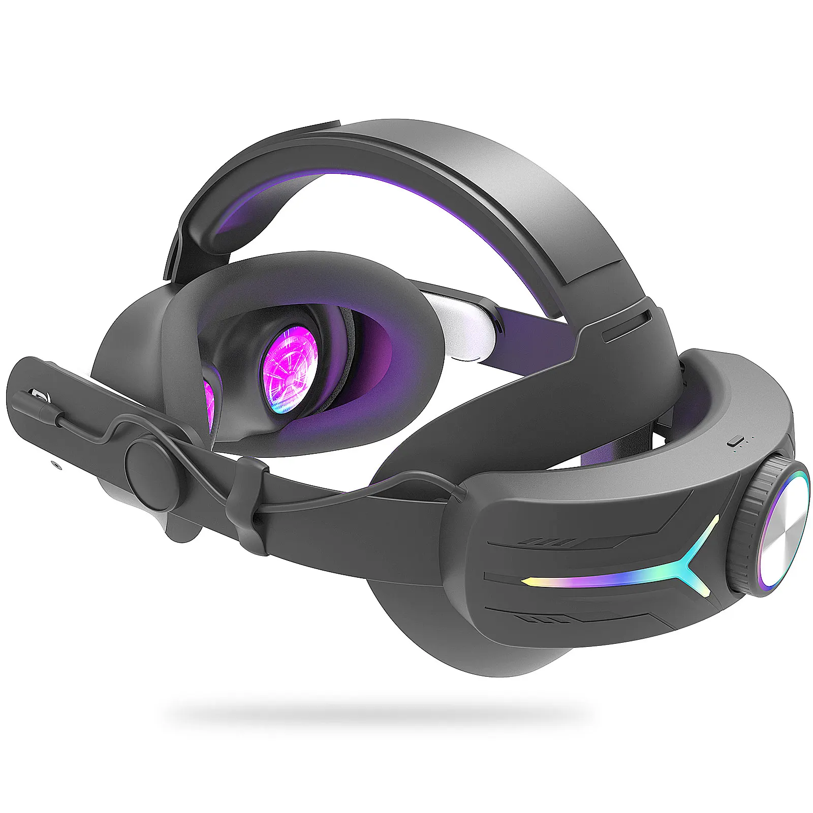 Head Strap Compatible with Metamlemonvr For Meta Quest 3/3s  Battery One-Button VR Accessory Digital Display Enhanced Comfort