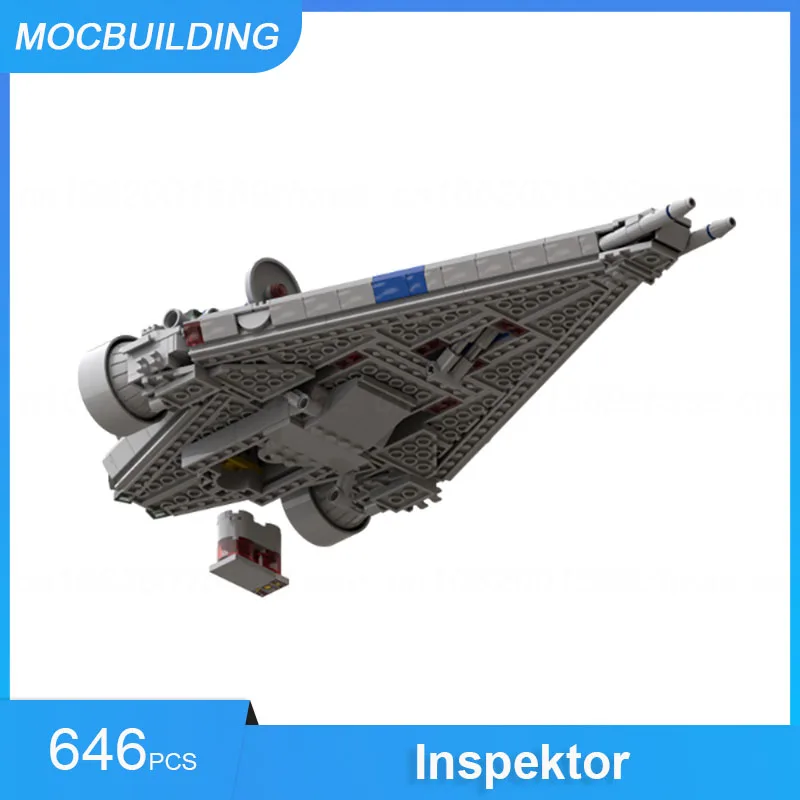 MOC Building Blocks Inspektor Model DIY Assemble Bricks Space Series Educational Creative Collection Toys Xmas Gifts 646PCS