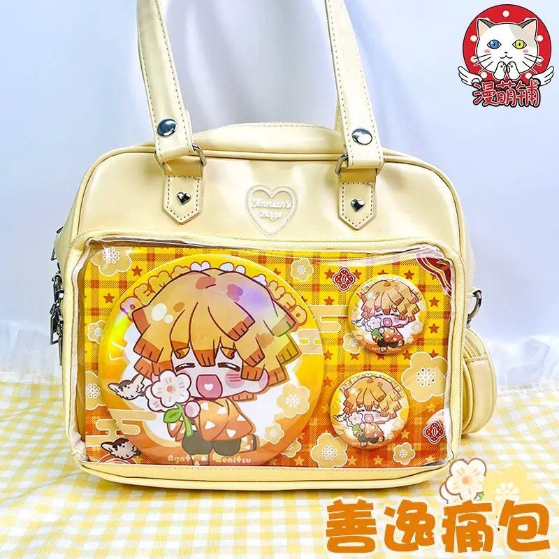 

Zenitsu Agatsuma аниме игра косплей мультфильм Itabag сумка модная сумка косплей сумка студенческий подарок