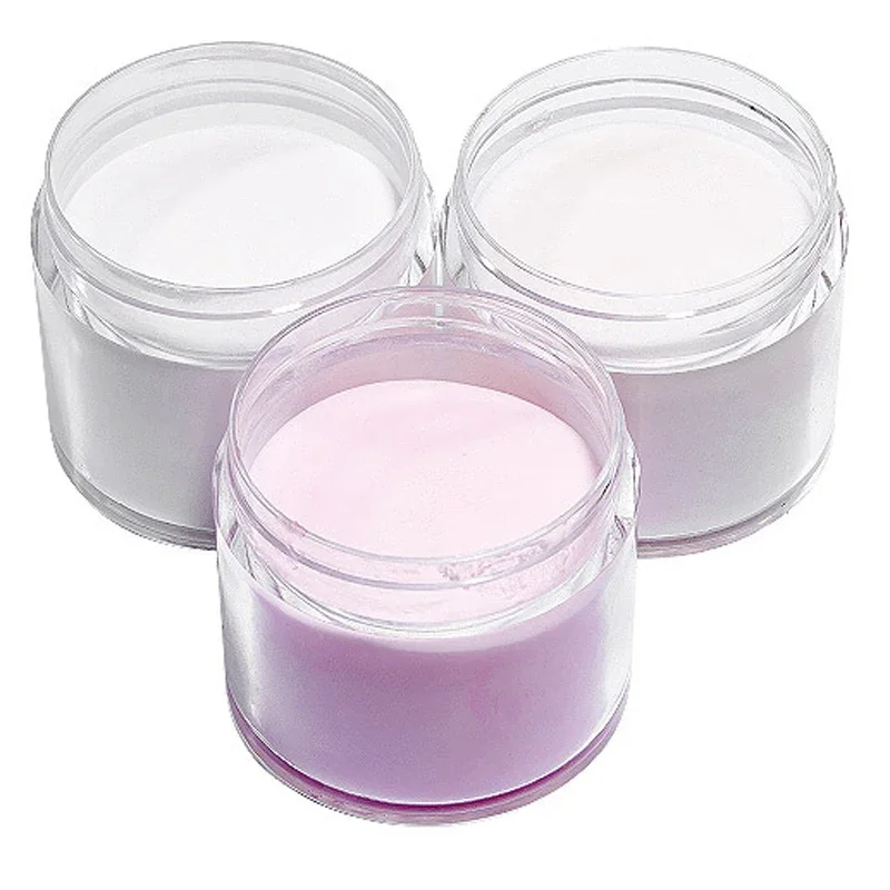 3Colors 1 pc Acrylic Powder for Nails Art Polymer Tips Builder Pink Clear White Nails Professional Acrylic Nail Powders LIQUID