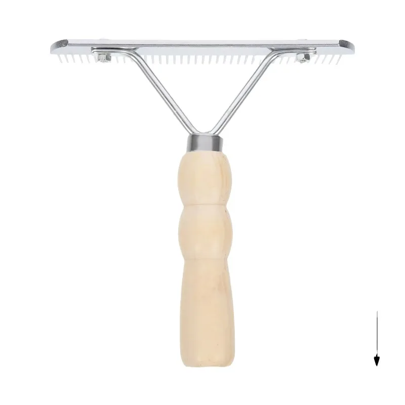 

Stainless Steel Veterinary Deshedding Tool Metal Comb Horse Hair Comb Horse Hair Cleaning Comb Cleaning Brush Cleaning