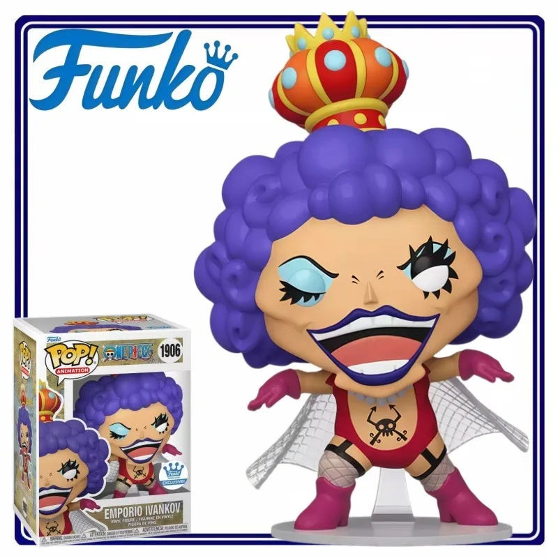 Figura de Vinilo Funko POP One Piece Emporio Ivankov, Modelo Coleccionable de Anime, Regalo para Fans, Adorno de Escritorio, Decoración para el Hogar