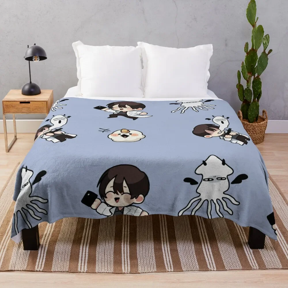 

Omniscient Readers Viewpoint pack Throw Blanket Moving Hair anime Blankets