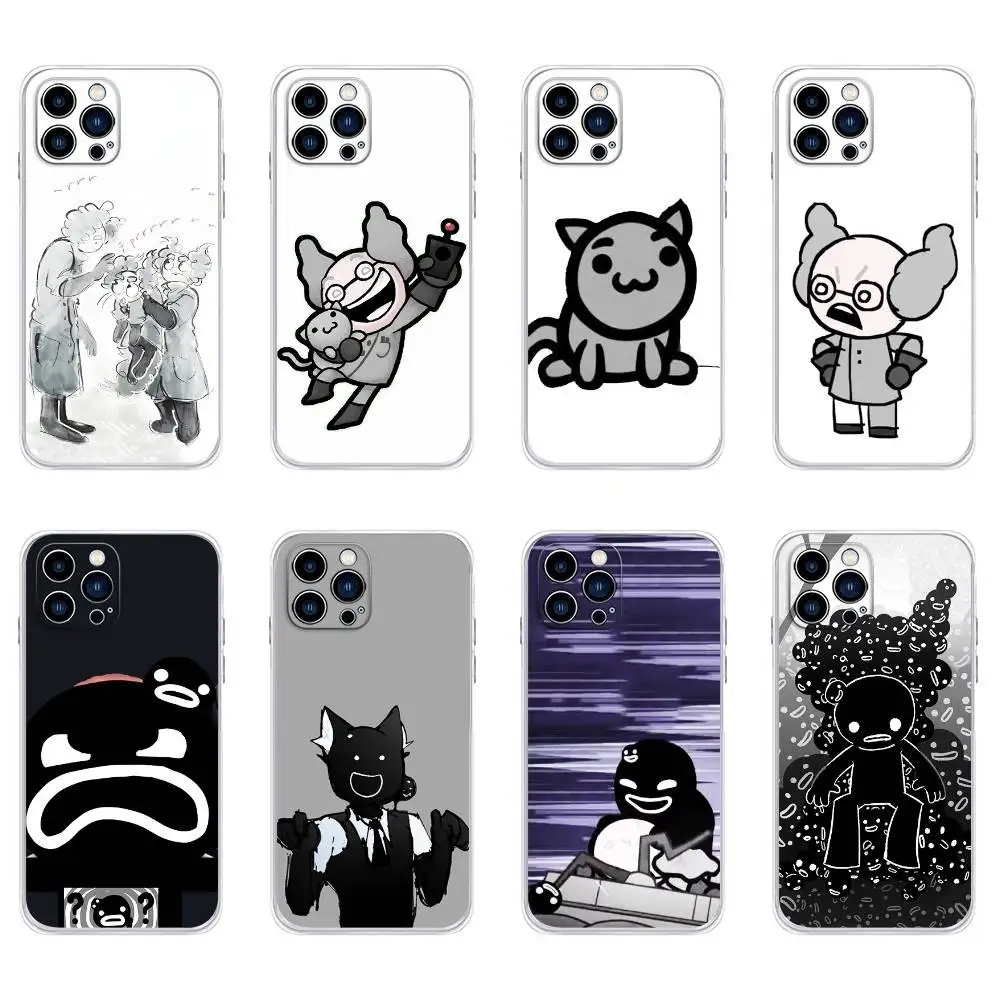 M-Mewgenics Dr Beanies Steven Phone Case For iPhone 17,16,15,14,13,12,11, Plus,Pro,Max,XR,XS,Plus,E,Mini Transparent Soft Cover