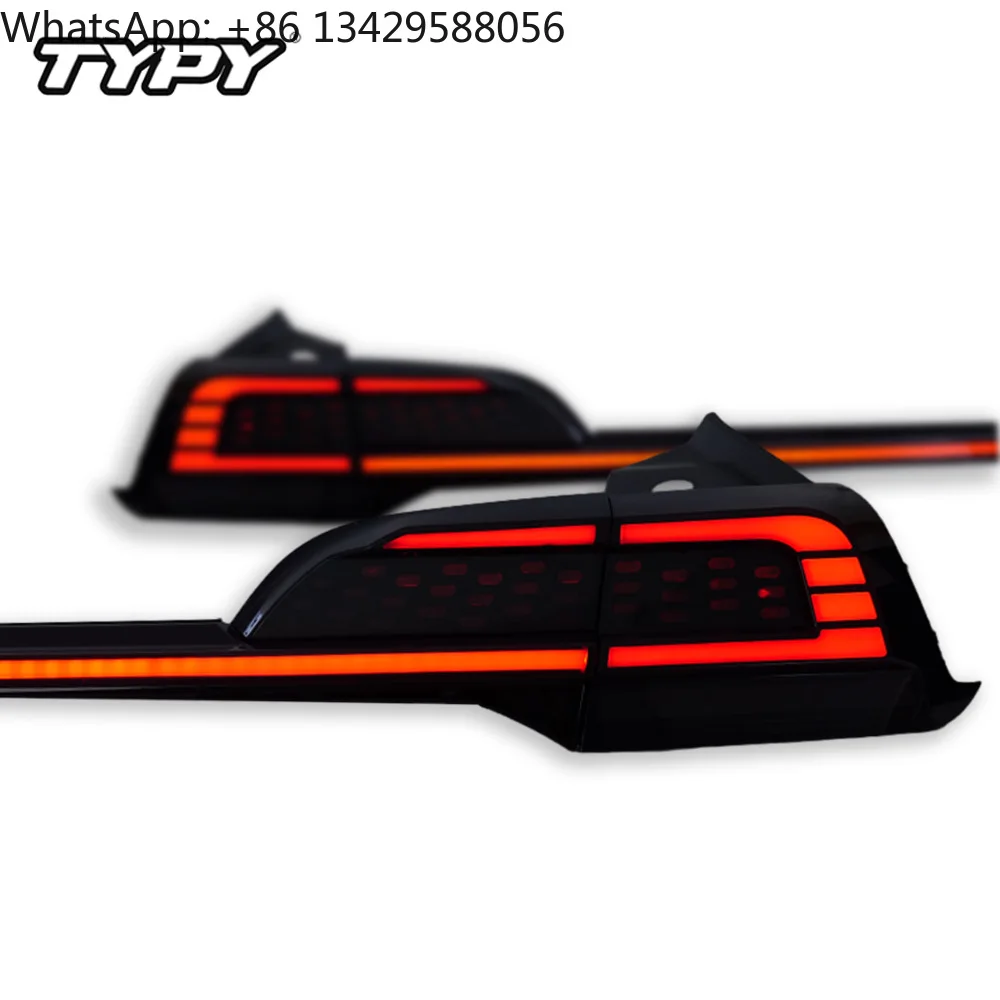 

TYPY Car Tail Lights for Tesla Model 3 LED Car Tail Lamps Daytime Running Lights Dynamic Turn Signals Car Accessories 2019-2022