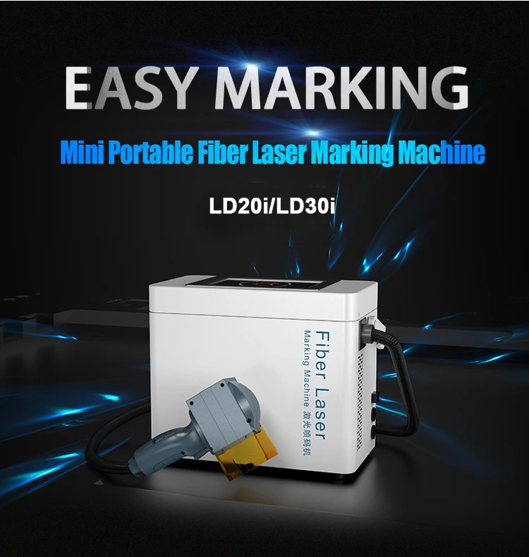 Portable 20W Fiber Laser Engraver – Handheld Serial Number & Logo Marking on Stainless Steel, Tools, Parts