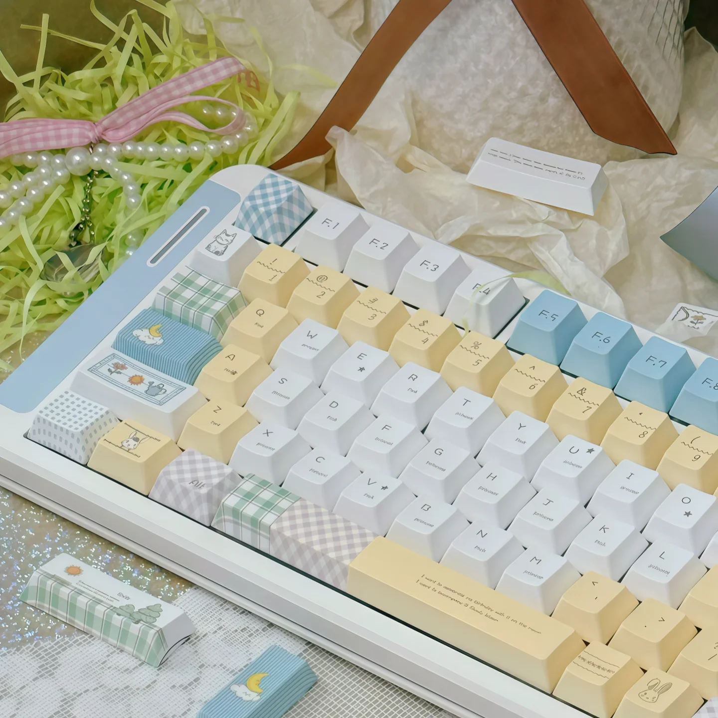 

Мир закрывается, новый оригинальный колпачок для клавиш, пятисторонняя горячая сублимация, милая индивидуальная адаптация, механическая клавиатура PBT.