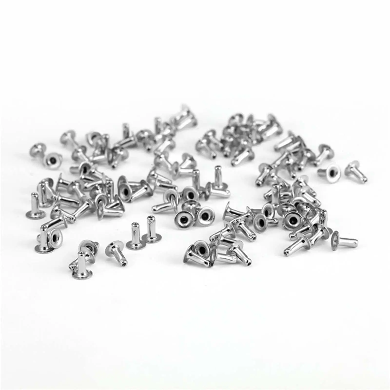 Round White Pearl Rivets Bulk ABS Studs Half Hole for Furniture Earrings Bag Skirt Shirt Jeans Shoes DIY Decoration