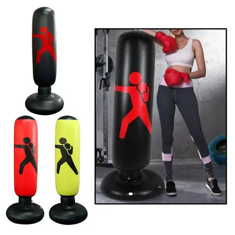 Inflatable Punching Bag for Adults, Indoor Boxing Punching Bag for Kids, Boxing