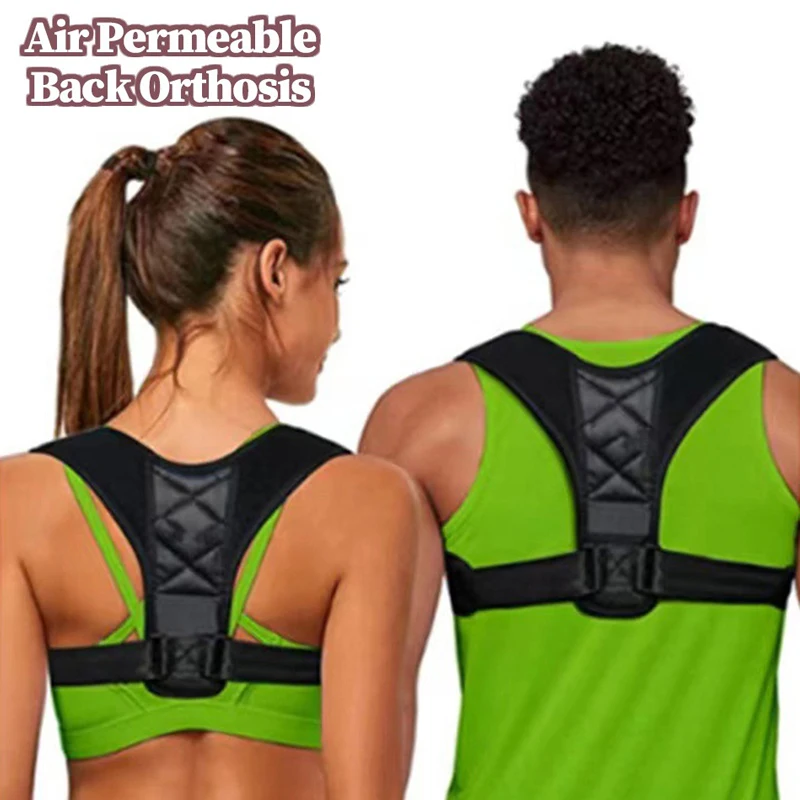 Posture Corrector Adjustable Back Posture Correction Belt Hunchback Prevention Correction of Sitting Breathable Body Shaping