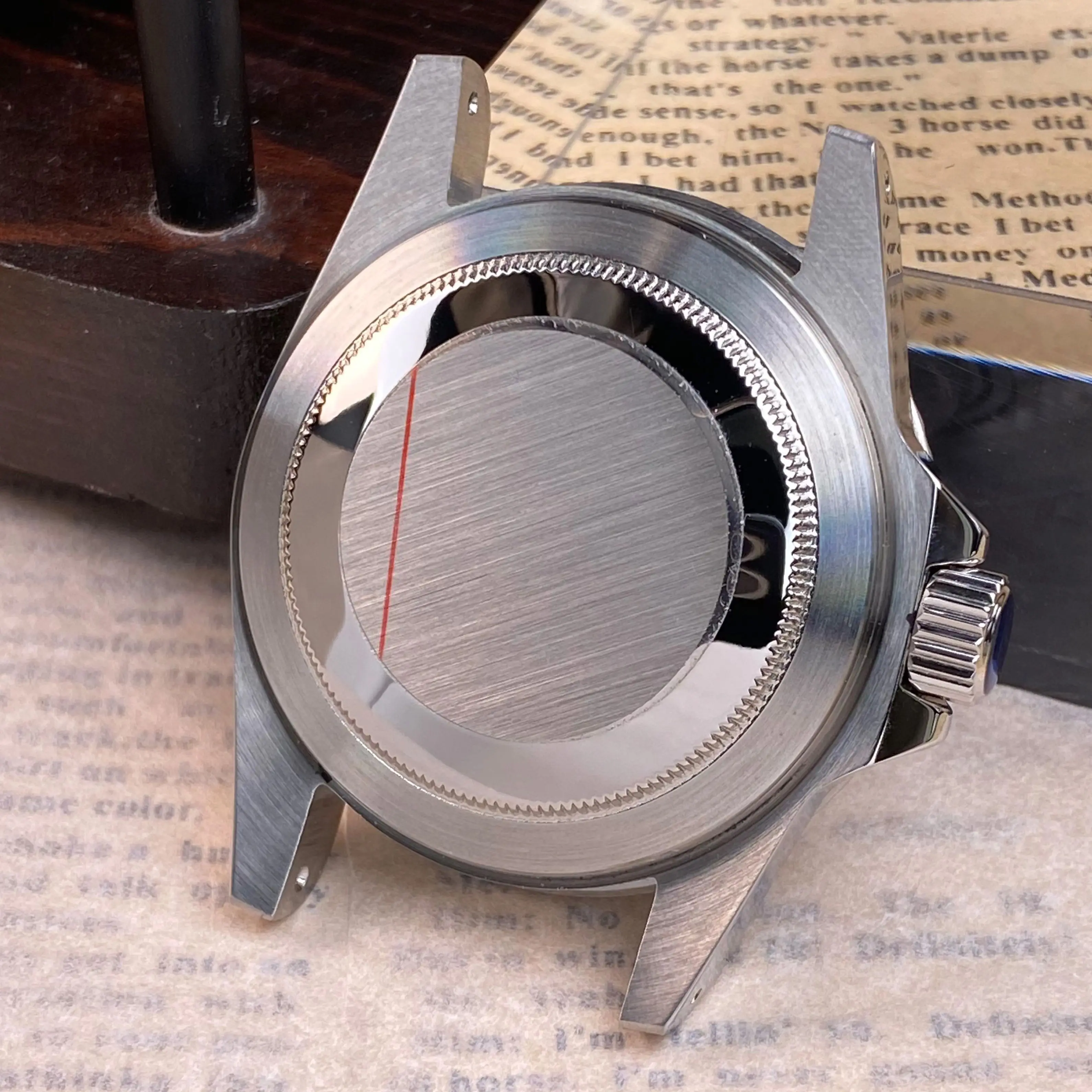 NH35 Retro Case 39.5mm GMT/SUB Stainless Steel For Seiko MOD fit nh34 nh35 nh36 movement 28.5mm Dial Accessories watch case