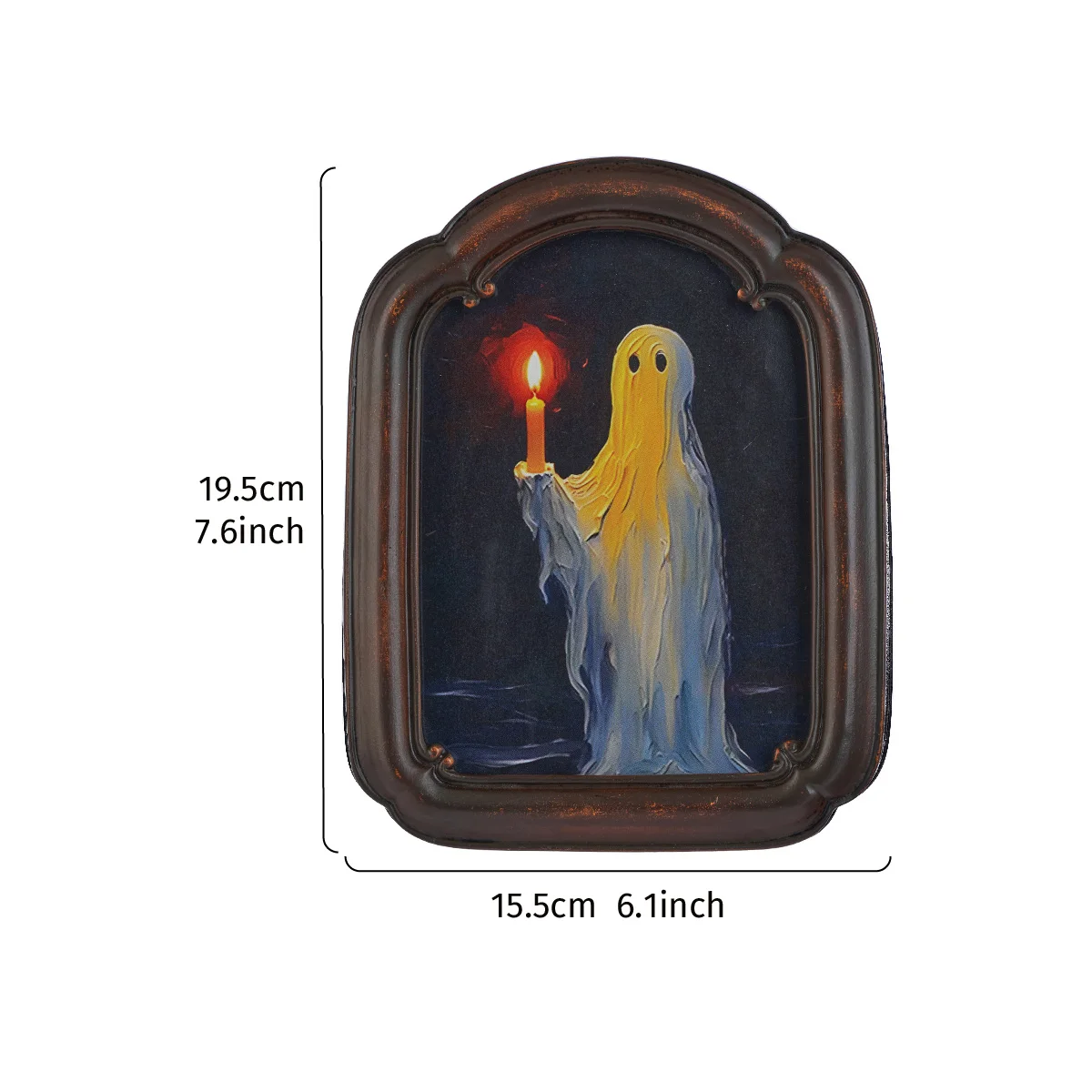 Halloween-Themed Resin Photo Frame
