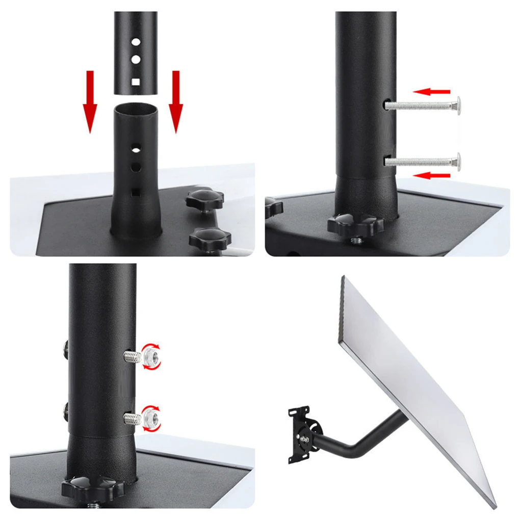 Kit montado en la pared Compatible con Starlink Gen 3, soporte receptor de satélite, montaje ajustable de 360 grados para un mejor señal