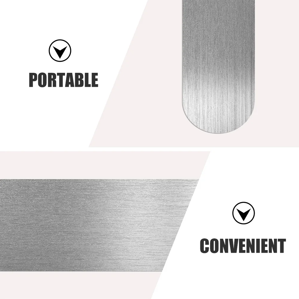 

5Pcs Stainless Steel Fishing Netting Shuttles Compact Lightweight Portable Mending Board Suitable Various Types Nets