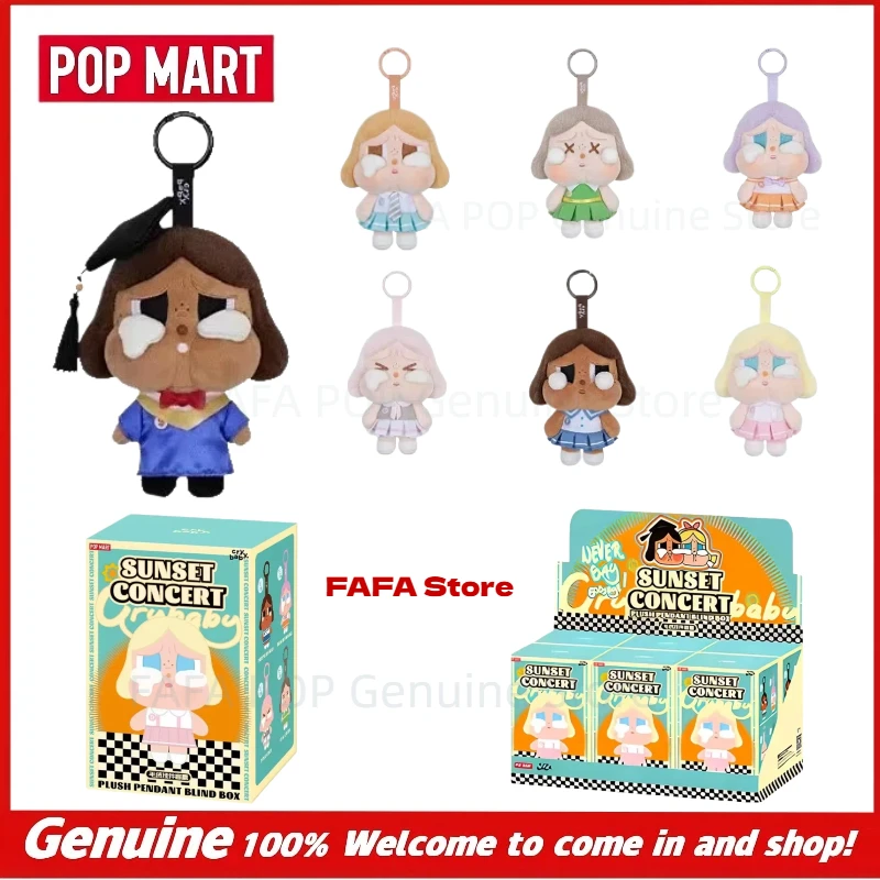 In Stock Genuine POPMART Crybaby Sunset Concert Series Blind Box Dolls Pendant Toys Gifts Mystery Boxes Toy Gift For Fans