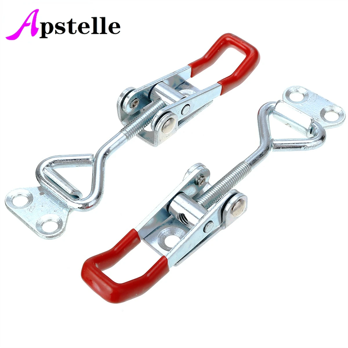 Apstelle-صناديق خزانة قابلة للتعديل رافعة مقبض ، تبديل مزلاج ، قبض المشبك ، قفل غلق بمشبك ، غلق بمشبك لباب جرار ، الأجهزة والأثاث ، 2 قطعة