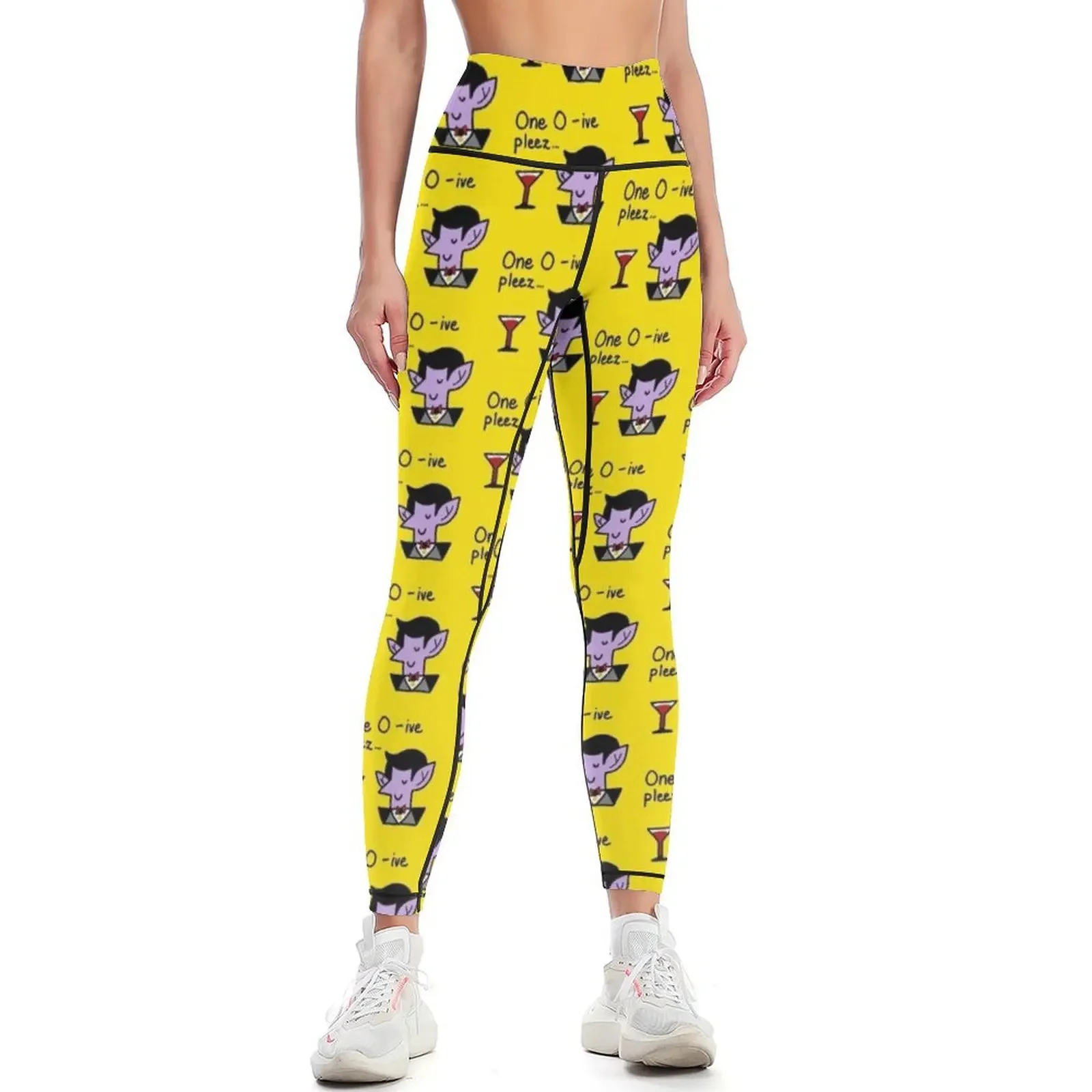 Drácula Halloween pide más sangre O negativa para beber, leggings divertidos con nuevo diseño de Halloween 2020.