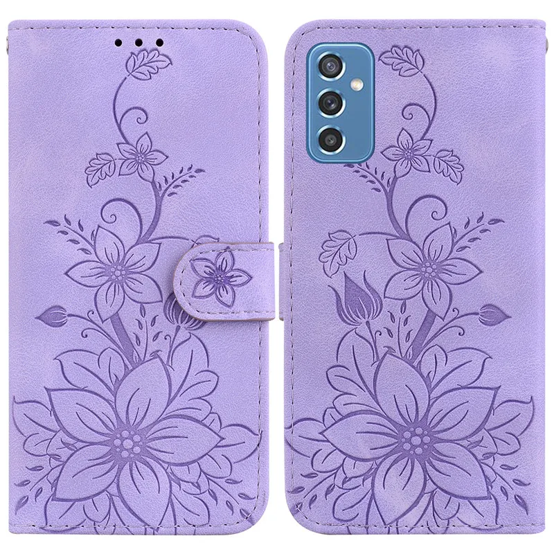 Wallet Bags Flip Cover Flower Case For Samsung Galaxy Quantum 2 Quantum2 SM-A826S 6.7