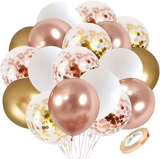 Color Confetti Balloon Combination Decoration Birthday Wedding Balloon Party Supplies  Party Decoration  Decoration Anniversaire